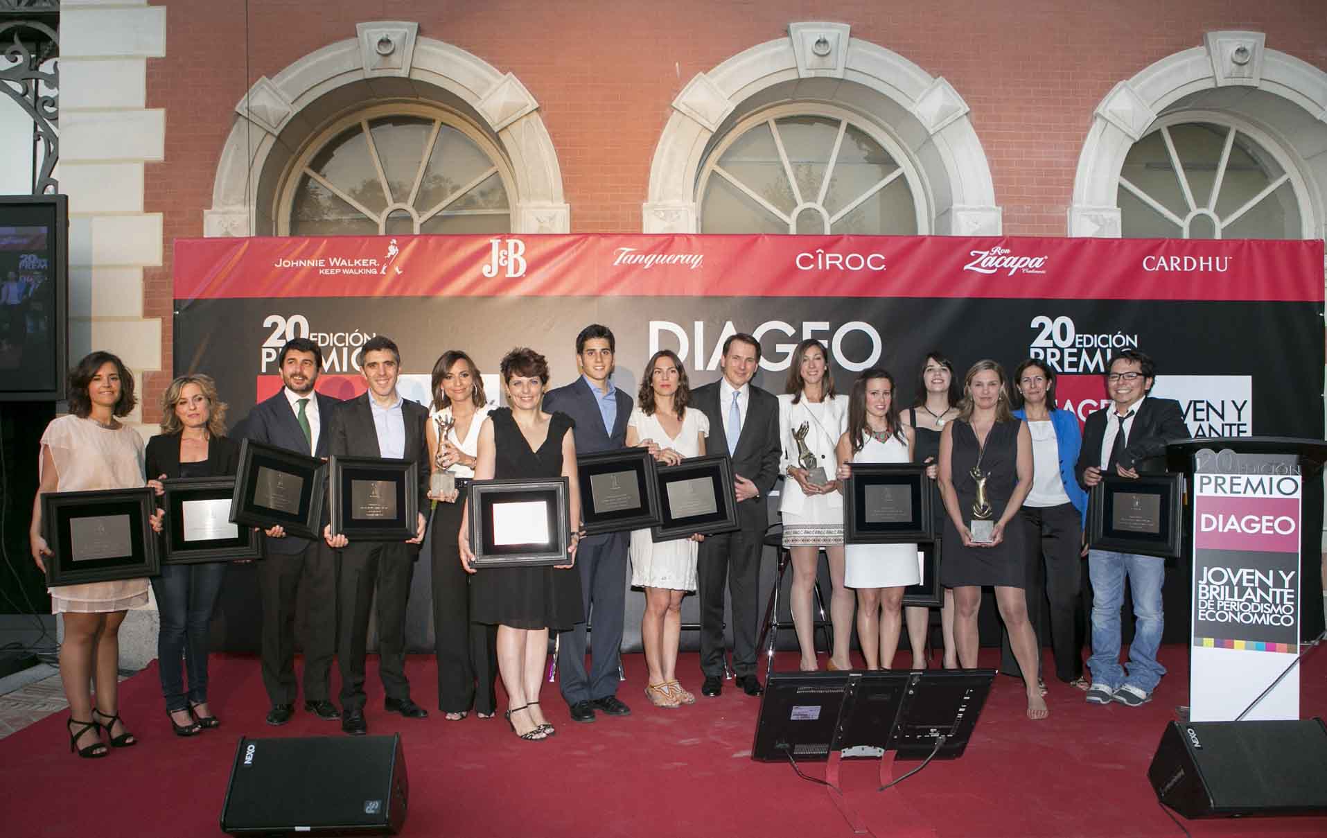 Galardonados con el Premio Diageo Joven y Brillante. Foto: Diageo